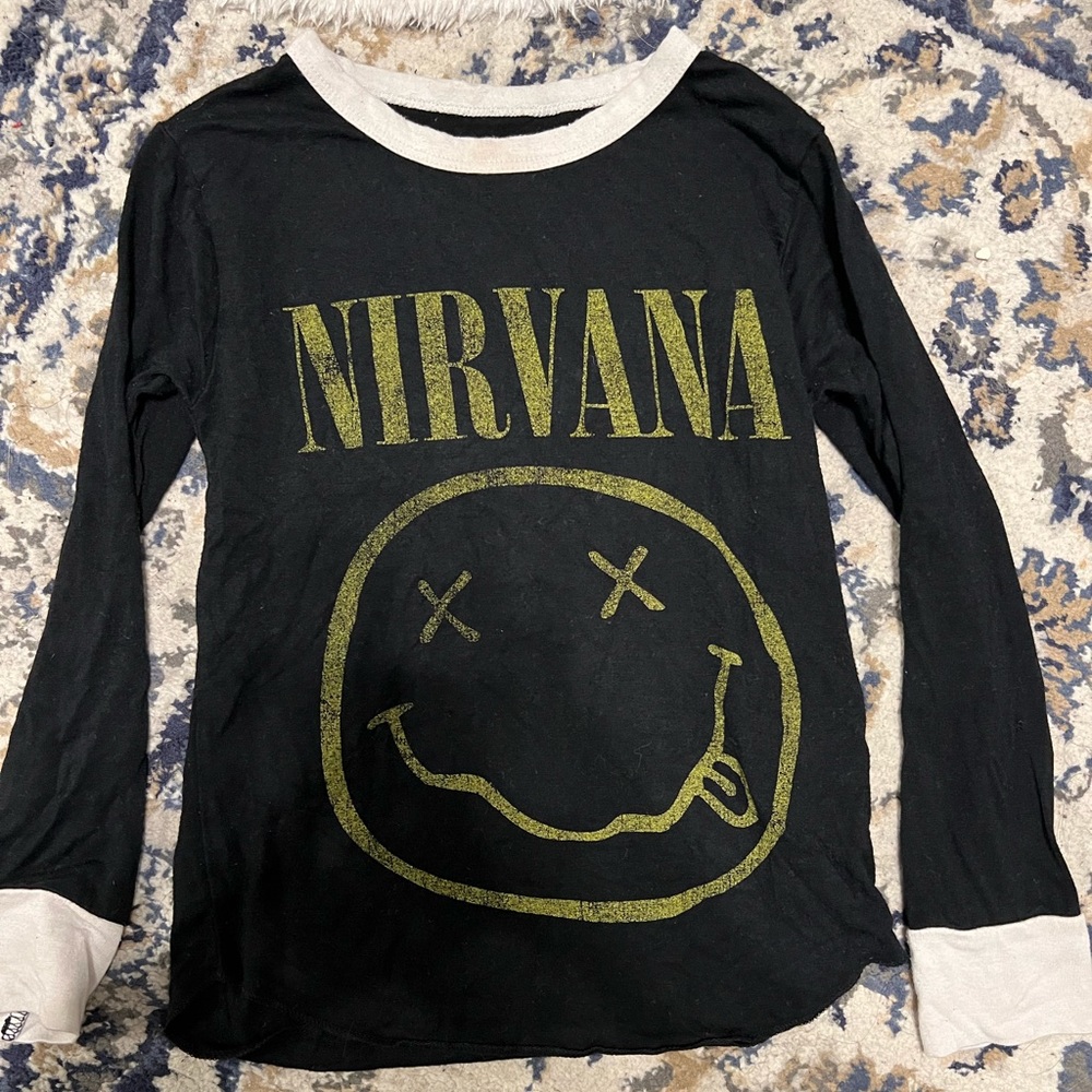 Kids nirvana layer top